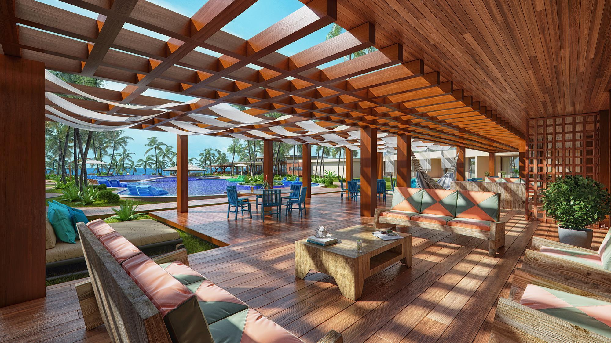 Carmel Cumbuco Resort Extérieur photo The interior of the resort