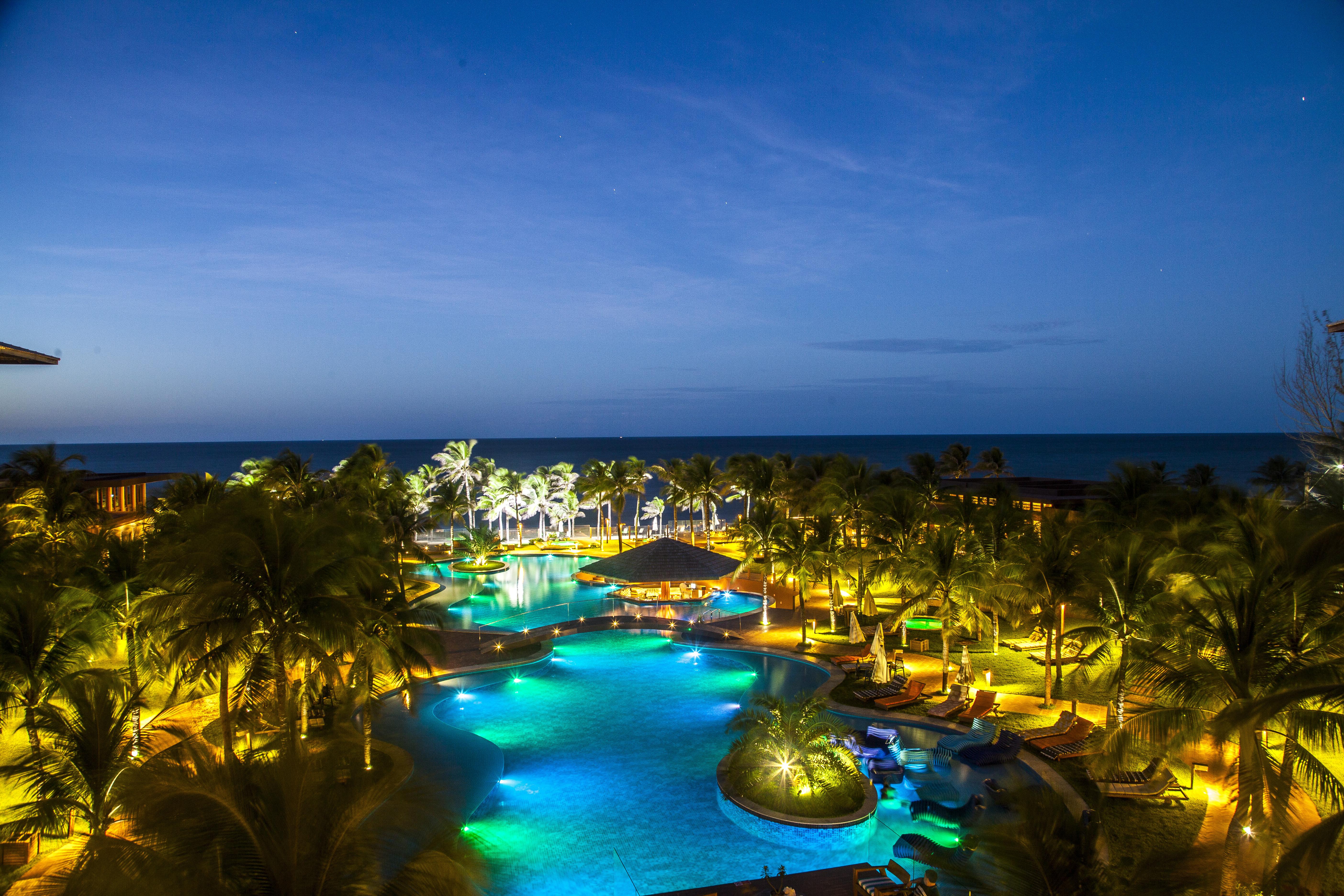 Carmel Cumbuco Resort Extérieur photo Hard Rock Hotel at night